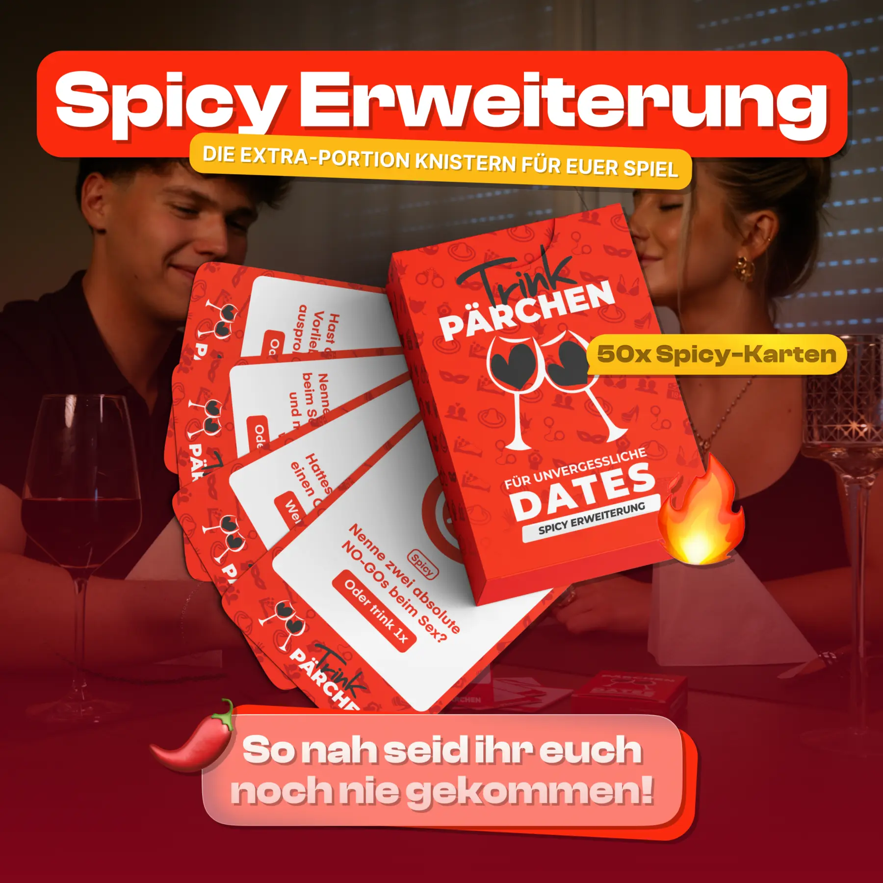 Hauptspiel + Spicy Erweiterung + Deeptalk Erweiterung