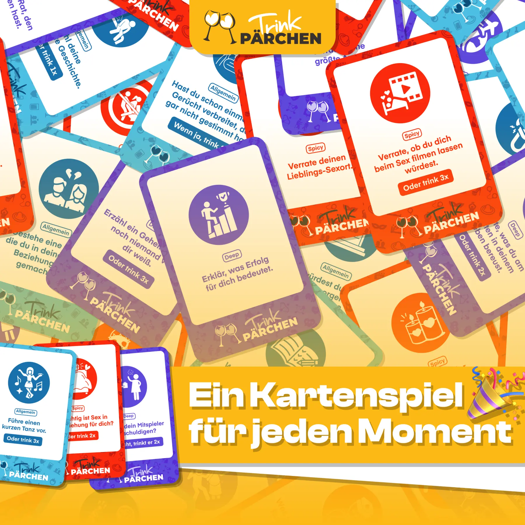 Hauptspiel + Spicy Erweiterung + Deeptalk Erweiterung