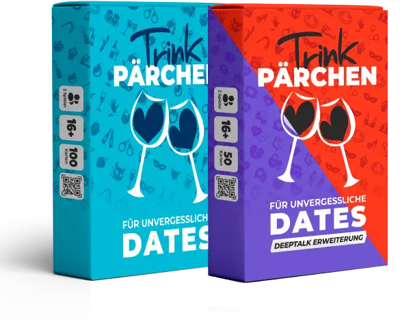 Hauptspiel + 1 ErweiterungDas Hauptspiel plus 50 Extra-Karten deiner Wahl: Mehr Spice für heiße Nächte oder mehr Deep-Talk für tiefe Verbindungen.